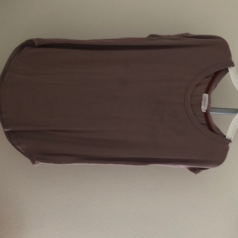 Brown Marlow t shirt
